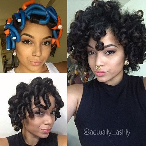 Flexi Rod/Perm Rod Set Ft #DrMiracle Products Used: @drmiracles Leave In Styling Gel Hydrating Oil and Edge Holding Gel! Flexi Rods(Blue and Orange) Perm Rods(White Purple Creme) Tutorial Coming Soon! by actually_ashly Flexi Rod Hairstyles, Flexi Rods On Natural Hair, Natural Hair Rod Set, Rods On Natural Hair, Hair Styles Perm, Flexi Rod Set, Perm Rod Set, Roller Sets, Famous Hairstyles