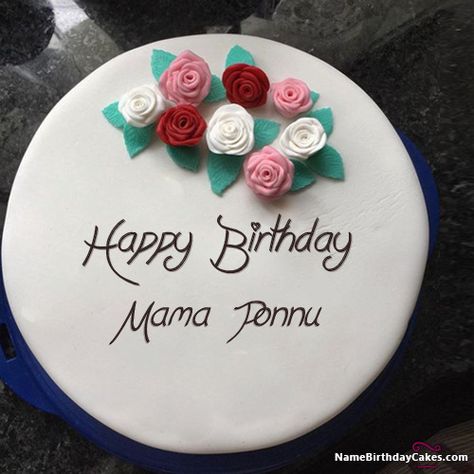 Download Happy Birthday Mama Ponnu cake, wishes, and cards. Send greetings by editing the Happy Birthday Mama Ponnu image with name and photo. Happy Birthday Noor, Happy Birthday Julia, Birthday Cake Write Name, Happy Birthday Mama, Birthday Cake Writing, Happy Birthday Cake Photo, Birthday Wishes With Name, Happy Birthday Cake Pictures, Cake Writing