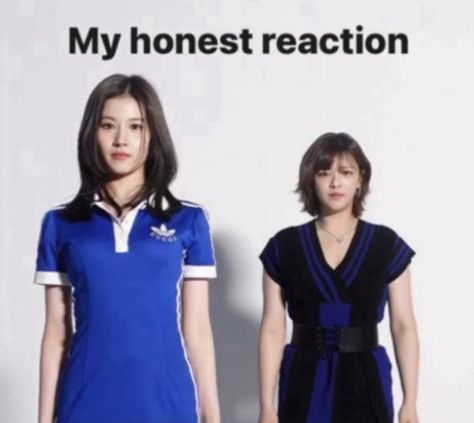 Twice Reaction Pics, Jeongyeon Funny, Twice Meme, Memes Roblox, My Honest Reaction, Twice Group, Honest Reaction, Roblox Memes, Twice Kpop