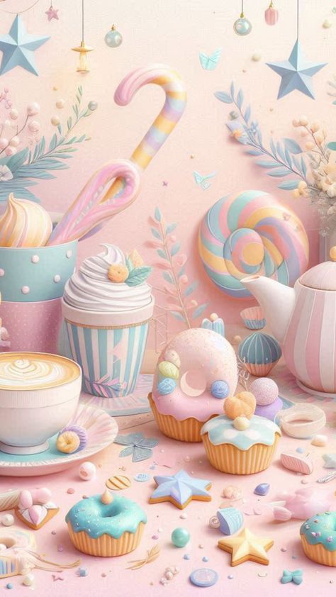 Sweet Candy Background, Sweet Wallpaper Iphone, Candy Wallpaper Iphone, Candy Wallpaper Aesthetic, Candy Aesthetic Wallpaper, Candyland Background, Candycore Aesthetic, Candy Moodboard, Candy Land Background