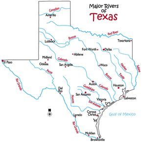 Texas Rivers Map ~ taught Texas History and Geography for many years and this was a staple in our Geography lessons. Kids had to learn all river names and key cities on each river! Texas History Classroom, Only In Texas, Texas Life, Republic Of Texas, Texas Places, Amarillo Texas, Texas Forever, Geography Lessons, Loving Texas