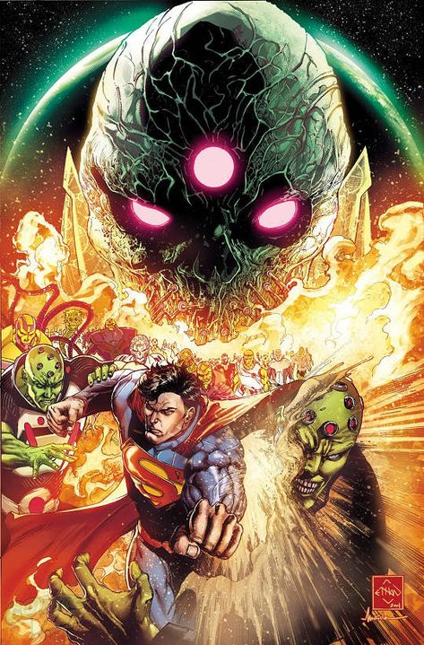 WONDERCON: DC'S CONVERGENCE IS FAN-FICTION BECOME CANON Zero Hour, Superman Clark Kent, Green Lantern Corps, Dc Comic Books, Arte Dc Comics, New 52, Comic Shop, Lois Lane, Kingdom Come