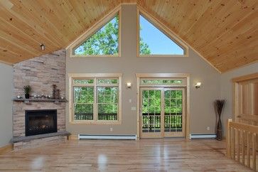 Pine Interior Design, Pine Ceiling Vaulted Living Room, Tongue And Groove Living Room Ceiling, Pine Room Ideas, Pine Ceilings Living Room, Knotty Pine Ceiling Bedroom, Knotty Pine Ceiling Kitchen, Knotty Pine Walls Color Schemes Living Room, Paint Colors That Go With Knotty Pine