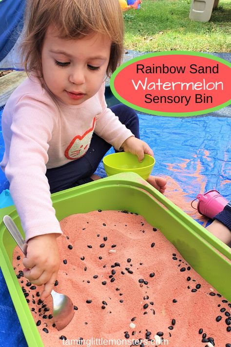 Food Activities For Toddlers, Watermelon Boat, Watermelon Festival, Watermelon Crafts, Occupational Therapy Kids, Fine Motor Activities For Kids, Sensory Activities Toddlers, Sensory Activity, Diy Rainbow