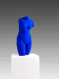 homunculus: Three colours: Blue Three Colors Blue, Yves Klein Blue, Yves Klein, Ancient Statues, Marble Statues, Museum Of Contemporary Art, Art Historian, Klein Blue, Art Auction