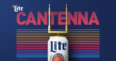 Miller Lite creates 'Cantenna' for football lovers without cable Sweepstakes Design, Marble Race, Digital Antenna, Tv Antennas, Miller Lite, Battle Royale Game, Beer Brands, Nfl Games, Football Lovers