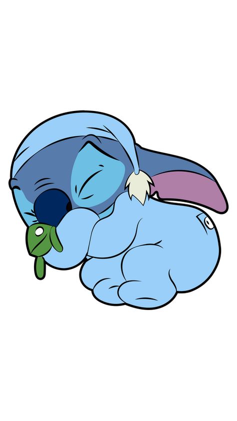 This cute blue alien from Disney's Lilo & Stitch movie was making chaos the whole night, when he ran out of his power, Stitch got tired of making that chaos. Right now he is having a sweet sleep in... Sleeping Disney Characters, Stitch Sleeping Wallpaper, Stitch Good Night, Stitch Reading A Book, Stitch Disney Cute, Sleepy Stitch, Sleeping Stitch, Sleep Images, Stitch Reading