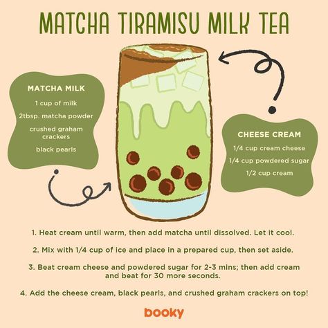 Boba Tea Recipe, Homemade Recipe Books, Fun Drink Recipe, Kitchen Witch Recipes, Recipe Book Diy, Tea Drink Recipes, Homemade Cookbook, Recipe Drawing, Food Infographic