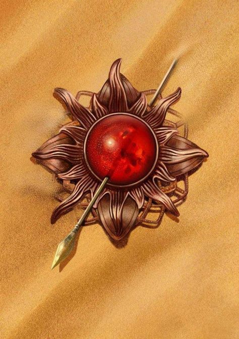 Martell. "Unbowed. Unbent. Unbroken." Martell Aesthetic, House Sigil, Game Of Thrones Tattoo, Asoiaf Art, Gra O Tron, Game Of Thrones Art, Game Of Thrones Fans, Game Of Thrones Houses, House Of Dragons