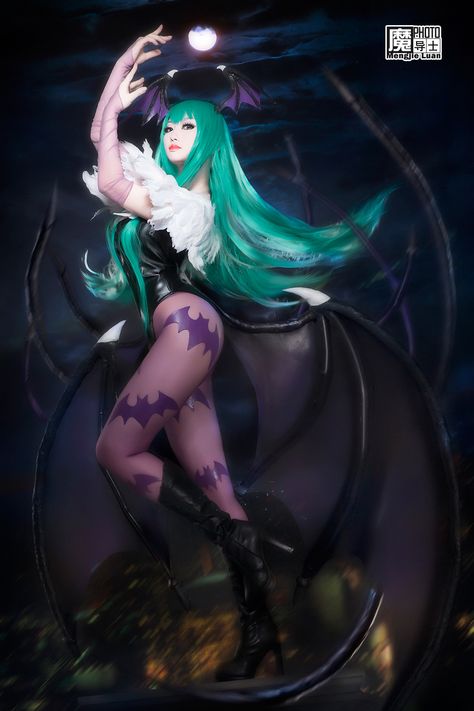 Aoandou - Morrigan Aensland Cosplay - Darkstalkers Morrigan Cosplay, Morrigan Aensland, Capcom Games, China Image, Asian Cosplay, Halloween Vampire, Personalize Art, Street Fighter, Cosplay Anime