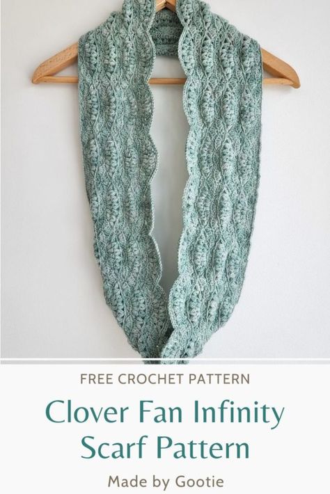 Lightweight Infinity Scarf Crochet Pattern (Free) - Made by Gootie