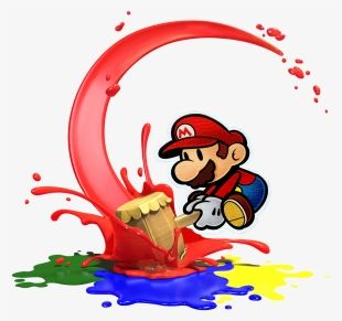 Paper Mario Color Splash - Paper Mario Color Splash Wiiu Nintendo Wii-u Paper Mario Color Splash, No Background Png, Camoflauge Wallpaper, Mario Video Game, Splash Party, Nintendo Switch System, Nintendo Princess, Png Free Download, Mario Games