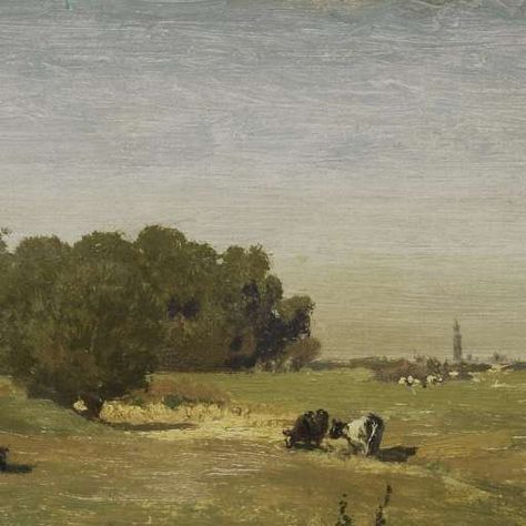 Landscape near Abcoude, Paul Joseph Constantin Gabriël, 1860 - 1870 - landscape-Collected Works of Paisajes - All Rijksstudio's - Rijksstudio - Rijksmuseum Vintage Framed Art, Scenery Pictures, Cow Painting, Etsy Printable Art, Arte Inspo, Farmhouse Wall Art, Vintage Landscape, Antique Paint, Landscape Walls