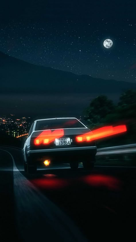 Initial D Ae86 Wallpaper, Initial D Anime Wallpaper, Initial D Cars Wallpaper, Street Racing Wallpaper, Initial D Wallpapers Aesthetic, Ae86 Wallpaper, Initial D Art, Initial D Wallpapers, Initial D Manga