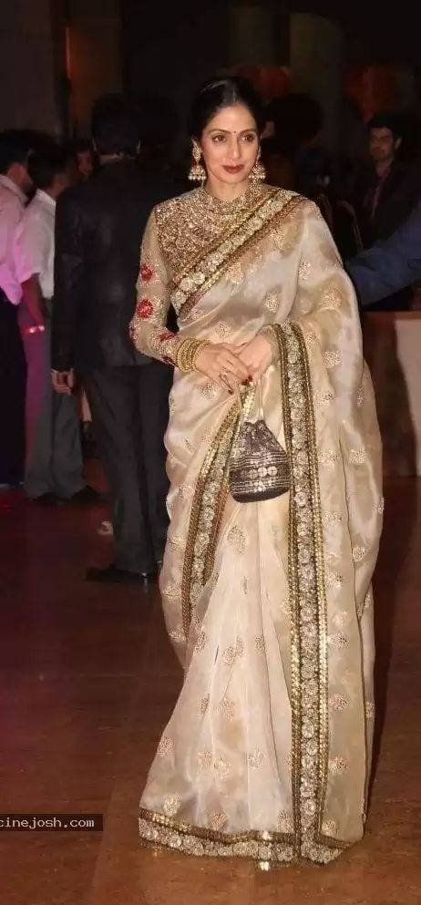 20 Latest Sarees for Mothers of The Bride Groom to Wear Sridevi Kapoor, Sri Devi, Sabyasachi Sarees, Sari Design, Bollywood Bridal, Velvet Shawl, Net Dress, Ethnic Sarees, Sarees Silk