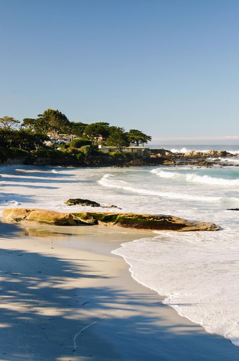 Carmel Beach Carmel Valley Ranch, Walker House, California Coast Road Trip, Carmel Beach, Beach Fire, Carmel California, Monterey Bay Aquarium, Beach Meals, California Surf