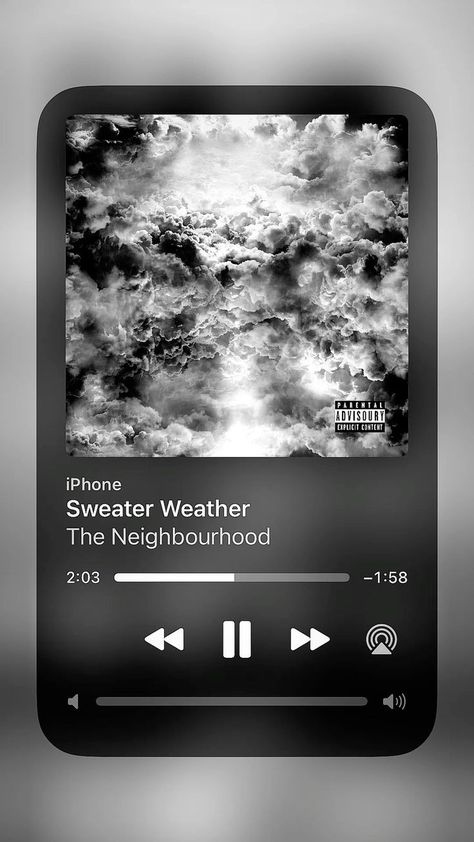 Sweater Weather Lyrics, The Neighbourhood Songs, Neighborhood Sweater Weather, Portal Wallpaper, Autumn Song, Weather Song, Fall Songs, Running Songs, Blue Aesthetic Dark