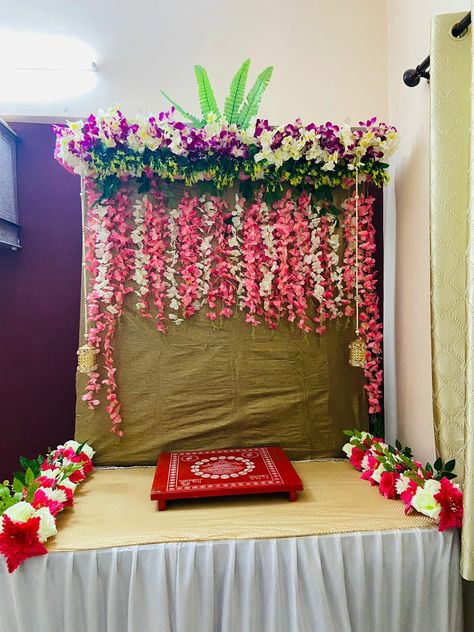 Chaturthi Decoration Ideas, Ganesh Chaturthi Decoration Ideas, Eco Friendly Ganpati Decoration, Ganesh Decoration, Ganpati Decoration Theme, Ganesha Rangoli, Ganpati Decor, Ganesh Chaturthi Decoration, Ganesh Puja