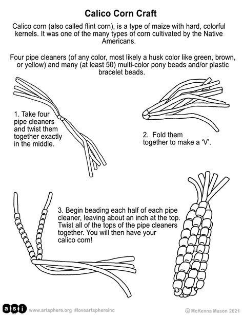 Corn Made Out Of Beads, Beaded Indian Corn Craft, Crafts With Corn Kernels, Beaded Pipe Cleaner Indian Corn, Corn Silk Crafts, Corn Unit Study, Preschool Corn Activities, Bead Corn Craft, Beaded Corn Craft