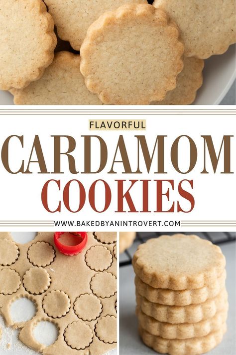 These cardamom shortbread cookies are supremely tender and flavorful. With this recipe, you’ll get a soft, buttery shortbread cookie infused with the rich aroma of ground cardamom. Cardamon Cookies, Cardamom Sugar Cookies, Cardamom Cookies Recipe, Cardamom Shortbread, Peanut Butter Healthy, Cardamom Cookies, Homemade Cookie Recipes, Cardamom Recipe, Savory Ham