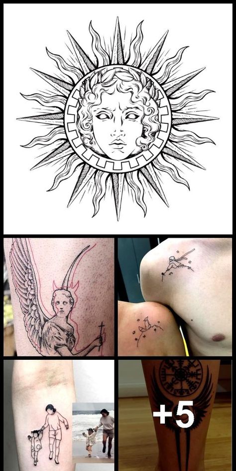 Helios Tattoo, Carnival Row, Blackout Tattoo, Sun Tattoos, Simple Phone Wallpapers, Art Painting Acrylic, Compass Tattoo, Greek Mythology, Painting Acrylic