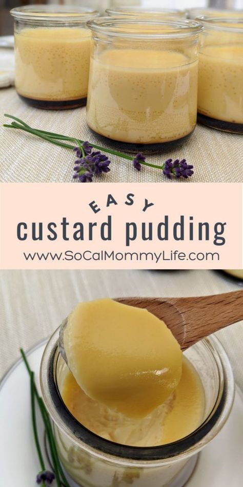 How To Make Custard Pudding, Custard Pudding Recipe, Easy Pudding, Pudding Pops, Custard Slice, Easy Custard, Caramel Custard, Hot Desserts, Baked Caramel