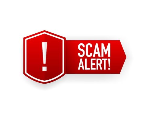 Premium Vector | Scam alert red banner. scam sign label isolated. vector illustration. Scamming Pictures, Scam Pictures, Alert Logo, Alert Sign, Catchy Captions, Red Banner, Awareness Poster, New Photo Download, Photo Download