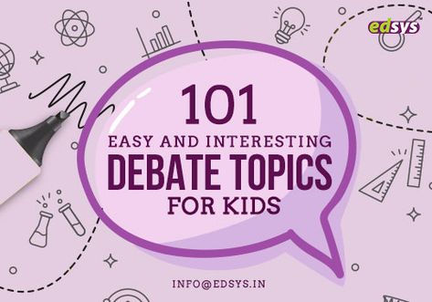 Debate Topics For Kids, Debate Activities, Speech Topics For Kids, Interesting Debate Topics, Debate Competition, Debate Club, Debate Topics, Speech Topics, Middle School Activities