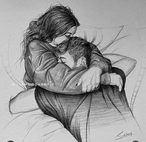 Sketch For Boyfriend, Couple Sketch Ideas, Scatch Drawing, Romantic Drawings, Pencil Art Love, Cute Couple Sketches, Pencil Sketch Art, Hugging Drawing, Relationship Drawings