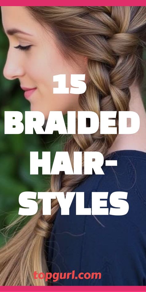 Braided Hairstyles for Women Braids For Blondes, Cute Everyday Braided Hairstyles, Different Plaits Hairstyles, Long Hair Styles Braids Easy, Side Part With Braid And Curls, Volume Braid Hairstyles, Braids For Nurses, Easy Hair Braiding Styles, Women’s Braids Hairstyles