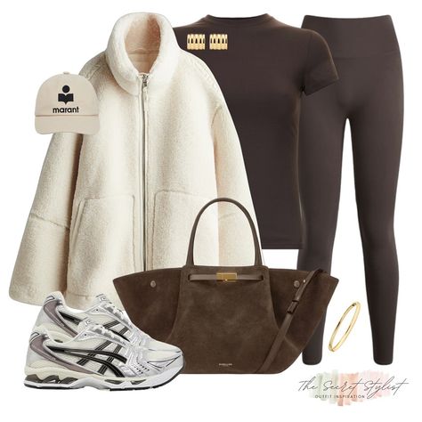 It’s teddy fleece jacket Monday! The cream version we’ve all been waiting to arrive. I’ll be styling mine into a casual athleisure outfit with my Cocoa Bean Adanola activewear set and the trending Asics Kayano trainers 🤎 Comment LINKS to receive the outfit links directly 🙌🏼 Or SHOP the outfit in the September highlight or via my LTK SHOP - The Secret Stylist #teddyfleece #teddyjacket #teddycoat #demellier #womensfashion #casualoutfit #ootdinspo #leggings #leggingsoutfit #adanola #athleisur... Leggings And Fleece Outfit, Cream Teddy Jacket Outfit, Leggings And Trainers Outfits, Cream Fleece Outfit, Beige Fleece Jacket Outfit, Teddy Fleece Jacket Outfit, Jacket And Leggings Outfit, Fleece Leggings Outfit, Cream Jacket Outfit