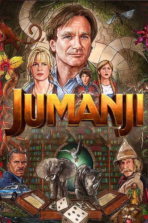 Jumanji 1995, Robin Williams Movies, Bonnie Hunt, Jumanji Movie, Tam Film, 1995 Movies, Animation Movie, Kirsten Dunst, Robin Williams