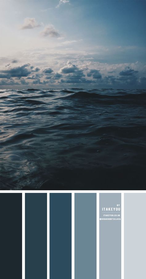 Deep ocean colour scheme – Colour Palette #42 Blue Color Pallet, Ocean Color Palette, Dark Color Palette, Wedding Readings, Yellow Colour Scheme, Color Schemes Colour Palettes, Ocean Colors, Colour Pop, Blue Color Schemes