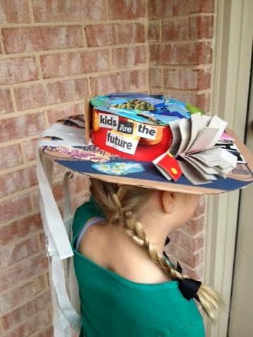 Earth Day Hats Earth Day Hat, Recycled Hat, Crazy Hat, Texas Girls, Crazy Hat Day, Hat Day, Capri Sun, Crazy Hats, Texas Girl