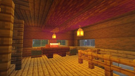 Minecraft Lodge Interior, Minecraft Log Cabin Interior, Minecraft Fishing Hut Interior, Minecraft Attic Interior, Minecraft Dark Oak Interior, Minecraft Cabin, Dinner Table, Minecraft, Fireplace