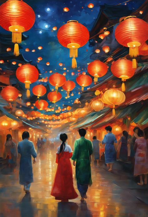 Vietnamese Lantern Festival Check more at https://paintlyx.com/vietnamese-lantern-festival/ Food Festival Poster, Festival Paint, Vietnamese Food, Lantern Festival, Festival Poster, Festival Posters, Food Festival, Lantern Lights, Lanterns