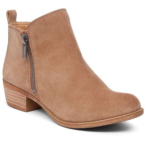 Lucky Brand Basel Flat Bootie (130 CAD) ❤ liked on Polyvore featuring shoes, boots, ankle booties, light brown, ankle boots, low heel booties, leather ankle boots, flat boots and flat ankle booties Fall Leather Boots, Short Heel Boots, Low Heel Booties, Flat Leather Boots, Lucky Brand Booties, Lucky Brand Boots, Low Heel Ankle Boots, Boots Flat, Short Leather Boots