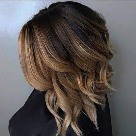 30 Popular Sombre & Ombre Hair for 2018 Boliage Hair, Sombre Hair, Brunette Pixie, Ombre Bob, Balayage Hair Dark, Brunette Balayage Hair, Balayage Hair Blonde, Short Hair Balayage, Hair Color Highlights