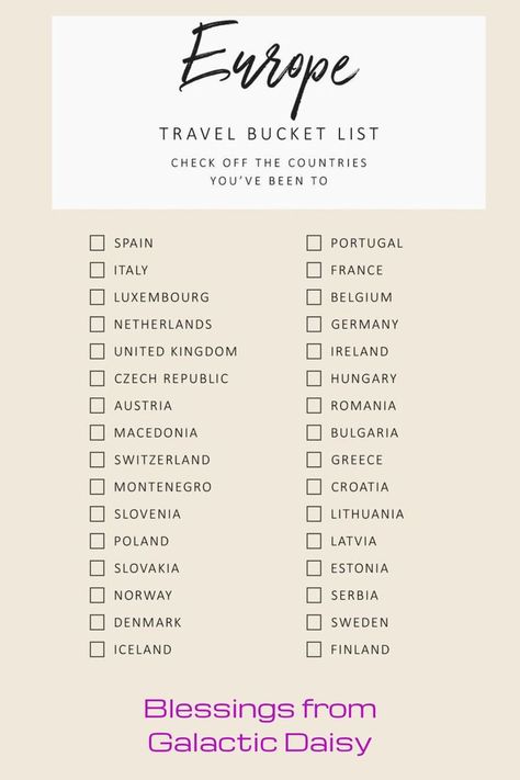 Over 30 countries to check off from this list. Country Bucket List, Good Day Song, Prison Break, Spain And Portugal, Travel List, Packing Tips For Travel, Travel Diary, Travel Book, Travel Bucket