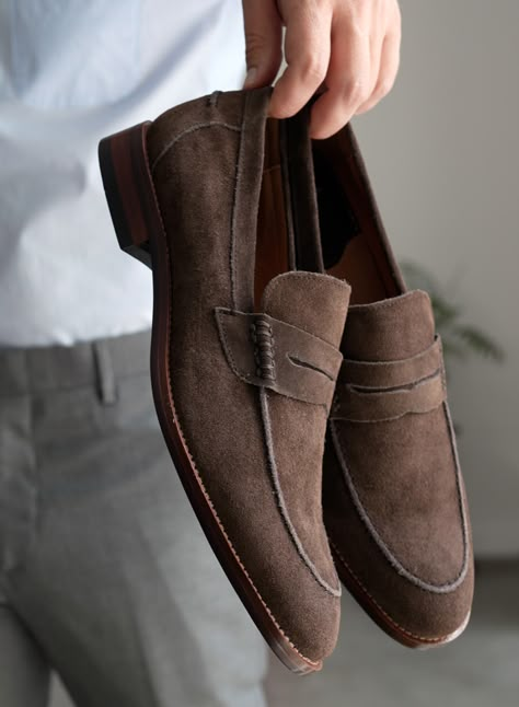 Shoes For Man, Suede Shoes Men Outfit, Brown Loafers Men Outfit, Men’s Loafers, Mens Shoes Casual, Mens Loafers, Shoes For Men, Loafers Men Outfit, Mens Dress Loafers