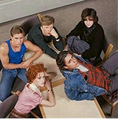 Breakfast club!! Breakfast Club Movie, John Hughes Movies, 1980s Movies, Brat Pack, John Hughes, I Love Cinema, Comfort Movies, 80s Movies, The Breakfast Club