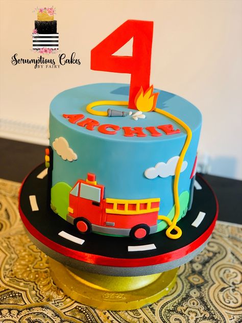 Emergency Vehicles Cake, Emergency Vehicle Cake, Emergency Vehicle Birthday Cake, Fire Truck Cakes For Boys, Emergency Vehicle Birthday Party, Vehicle Birthday Party, Vehicle Cake, Fire Engine Cake, Fire Birthday