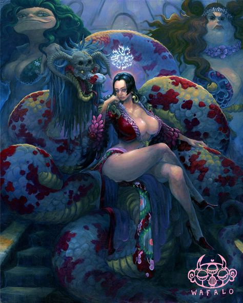 Snake Princess, Demi Human, Alien Concept, Alien Concept Art, Female Human, Concept Art, One Piece, Human, Canvas