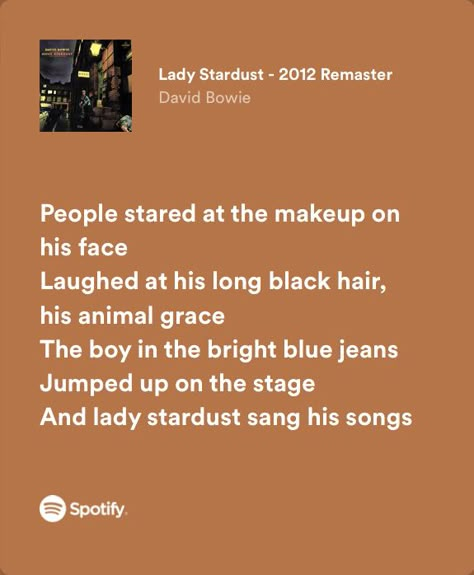 David Bowie Lyrics Aesthetic, Sirius Black Playlist, Bowie Lyrics, David Bowie Makeup, David Bowie Quotes, Sirius Black Memes Funny, Black Brothers, Marauders Memes Funny, Lady Stardust