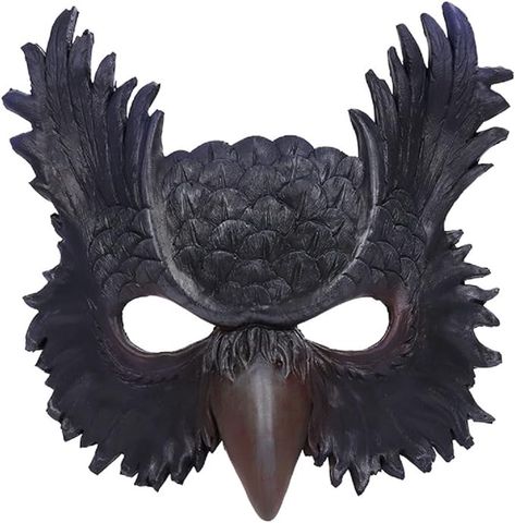 Eagle Mask, Wings Cosplay, Mask Ball, Edges Easy, Masquerade Halloween, Owl Mask, Comic Con Costumes, Mascaras Halloween, Halloween Owl