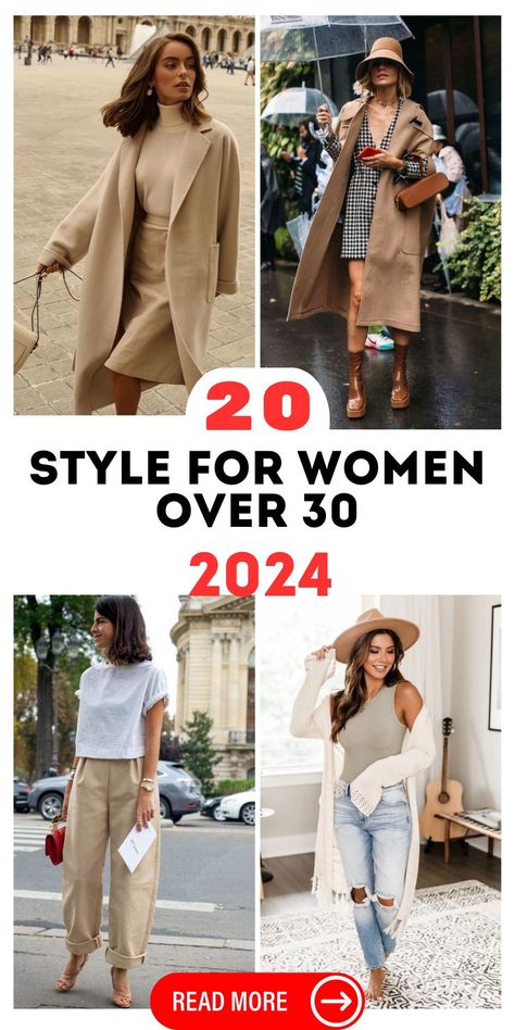 Embrace the ageless beauty of your 30s with stunning clothing and hair ideas. Dive into year-old fashion trends for women, and find the perfect short hair look to rock your style. Latest Outfits For Women Casual, Summer Fashion 30 Year Old, How To Dress 30 Years Old, Women 30 Years Old Fashion, Women Fashion 30s, 2024 30s Style, Outfits For 35-40 Year Old Women, 30yr Old Women Fashion, Womens Style Types