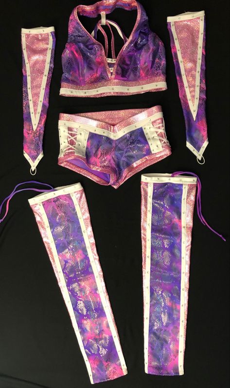 Pro Wrestling Gear Women, Womens Wrestling Costume, Wrestling Gear Women Ideas, Wrestling Outfits Womens, Wwe Attire, Wwe 2k24, Pro Wrestling Gear, Wrestling Costumes, Wrestling Women