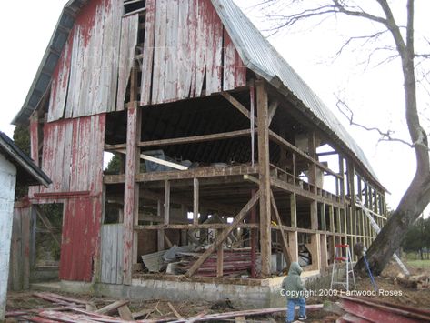 Barn Restoration Ideas, Barn Turned Into House, Barn Renovation Ideas, Old Barn Restoration, Barn Makeover, Converted Barn Homes, Homestead Projects, Barn Conversion Interiors, Barn Restoration