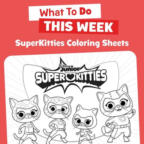 Help the kitties look super again by printing these sheets out and having your little heroes color them in ✨ Sesame Street Coloring Pages, Super Kitties, Disney Coloring Sheets, Third Birthday Invitations, Color By Number Printable, Paw Patrol Coloring, Kitty Coloring, 2nd Birthday Party Themes, Cat Birthday Party