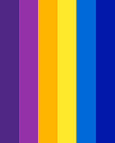 Rich Purple, Yellow and Blue Purple Yellow Color Scheme, Purple And Yellow Colour Palette, Purple Blue Yellow Color Scheme, Blue Yellow Purple Colour Palettes, Purple Blue Yellow Color Palette, Jester Color Palette, Contrasting Color Palette, Yellow And Purple Color Palette, Yellow Pallete Color